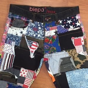 biepa patchwork jeans